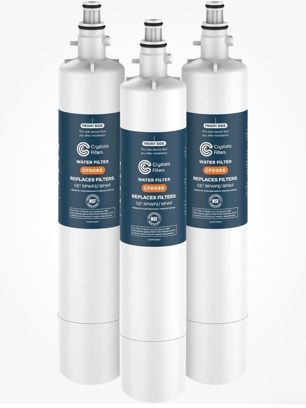 3-Pack GE RPWFE Replacement Water Filter Compatible with Multiple Models Sealed